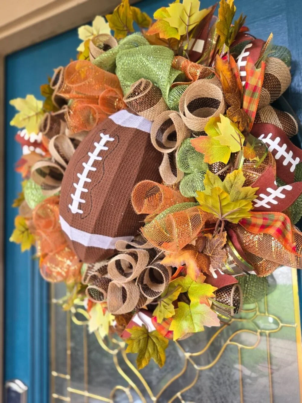 Football & Fall Wreath